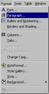 Edit Menu